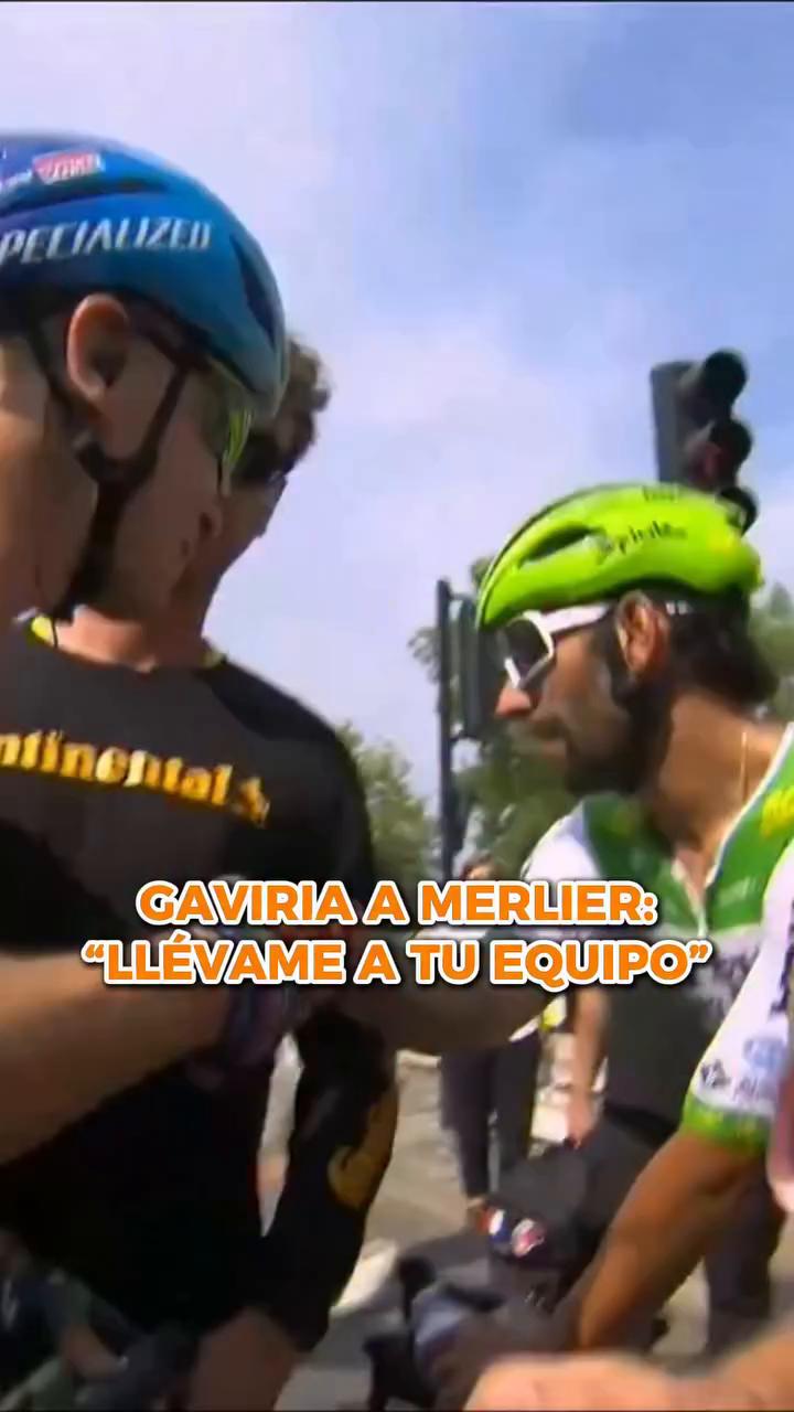 La curiosa oferta de Fernando Gaviria a Tim Merlier: “llévame a tu equipo”