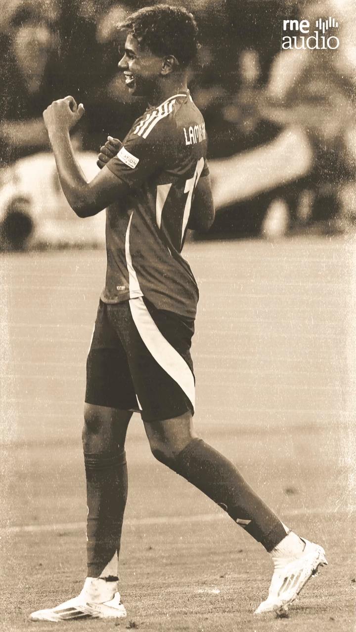 Lamine Yamal marca un golazo y España celebra el tanto