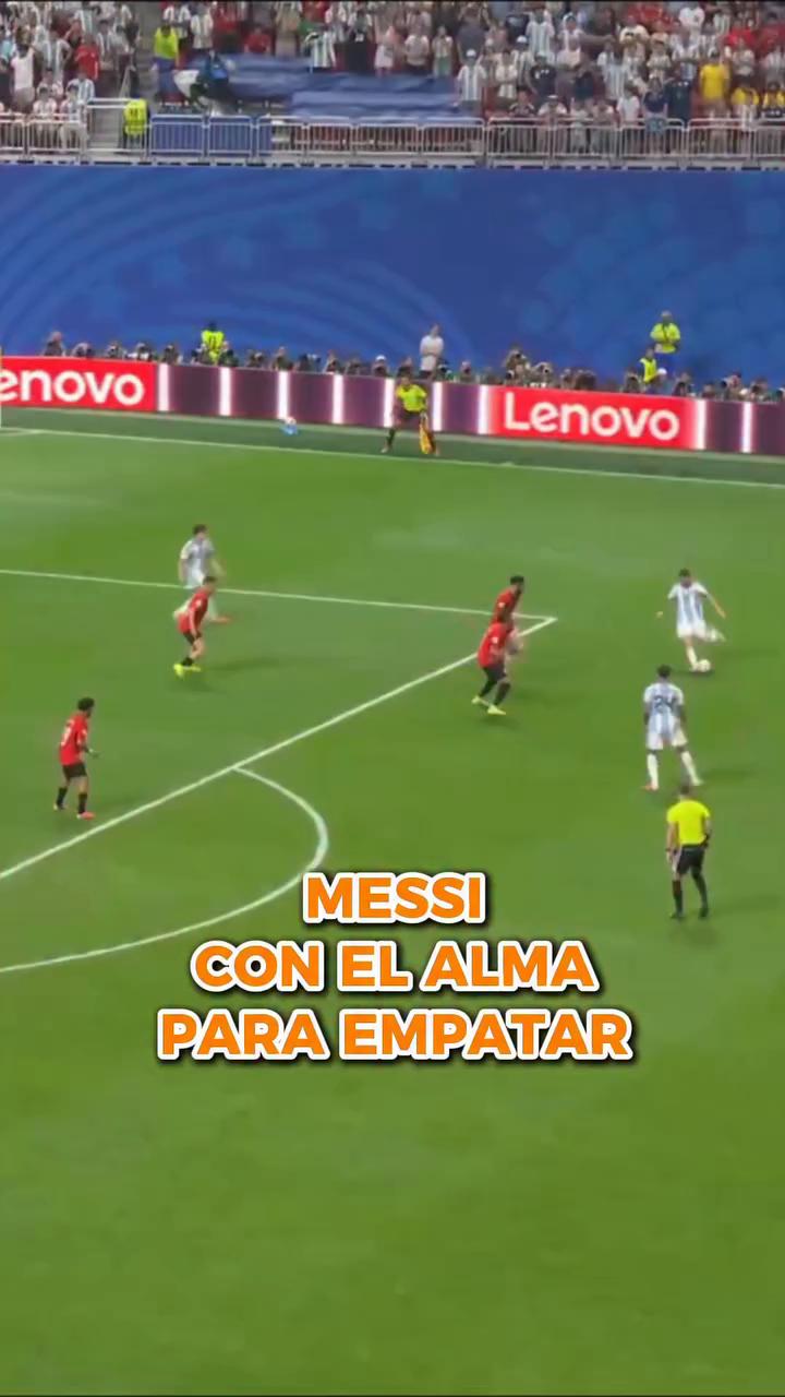Messi marca para Argentina tras rematar un balón muerto a los 39 años