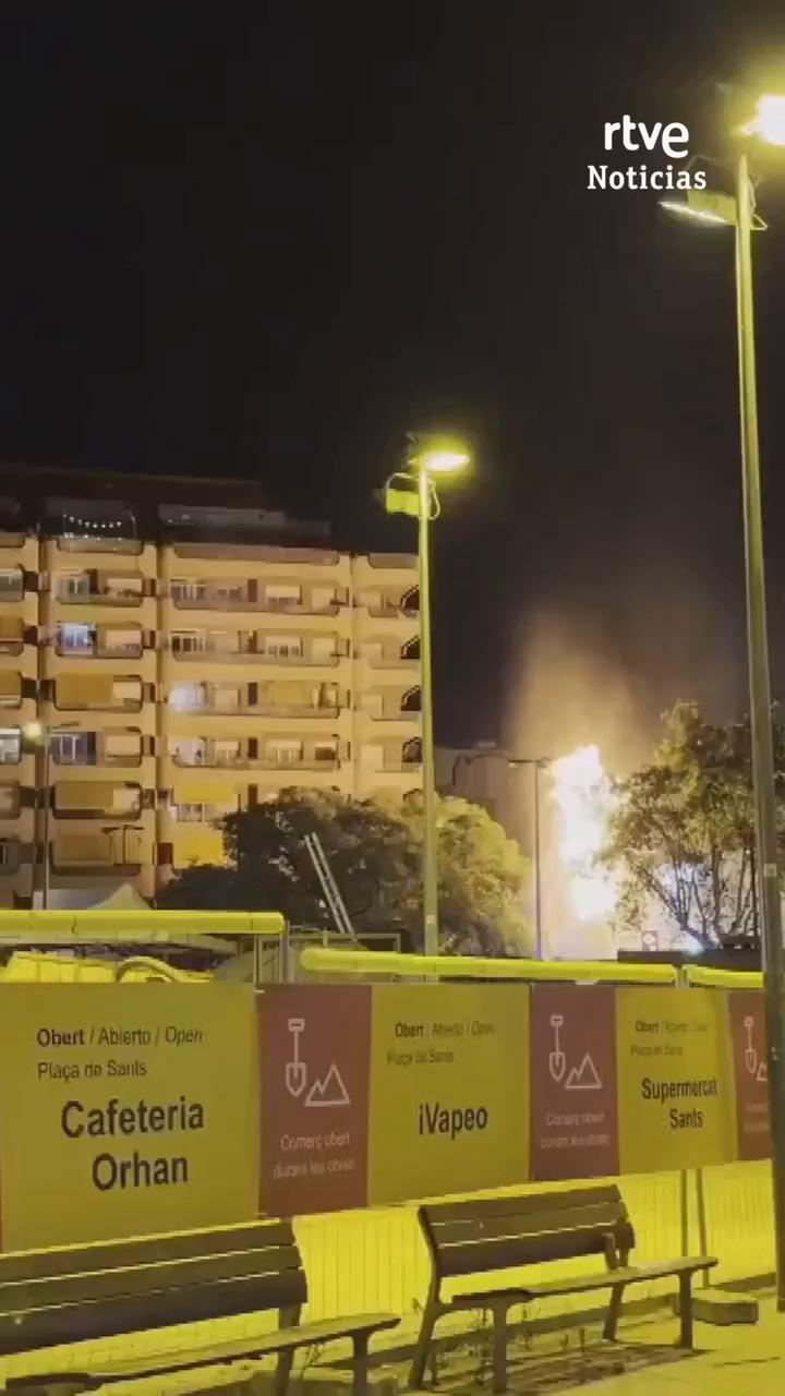 Explosión por fuga de gas en Sants deja al menos ocho heridos