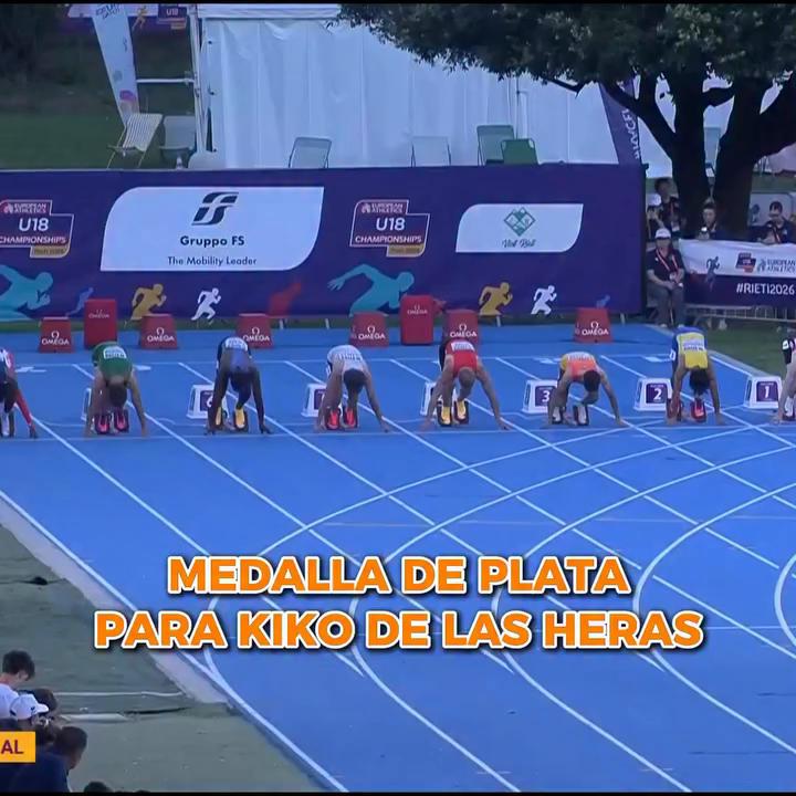 Kiko de las Heras logra la plata y el récord de España en Rieti