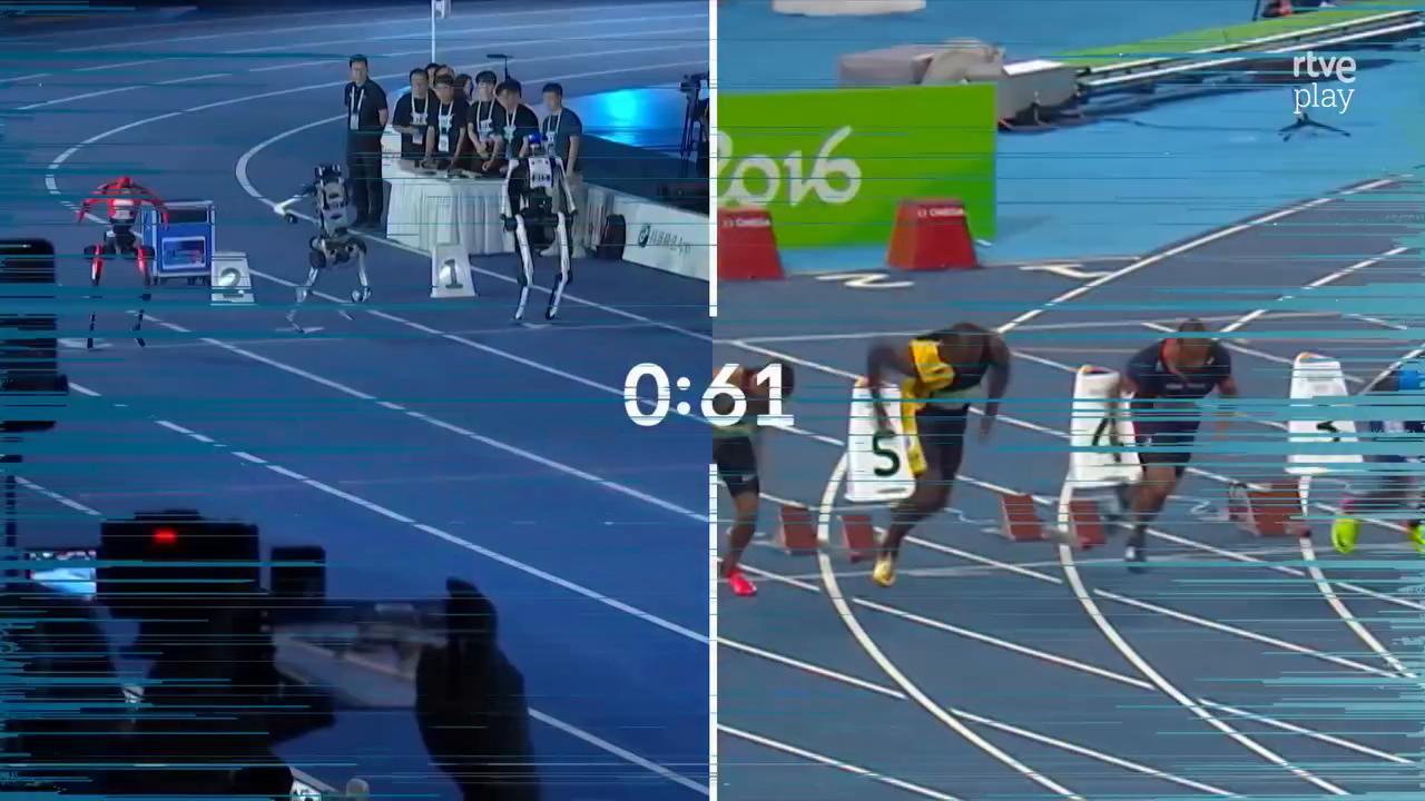 Robot chino bate el récord de Usain Bolt en los 100 metros