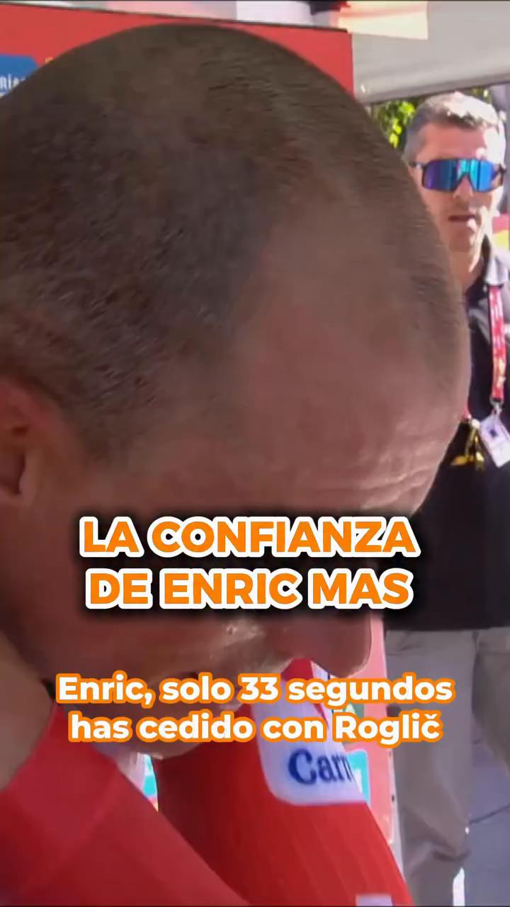 Enric Mas confía en su rendimiento tras ceder solo 33 segundos a Roglic