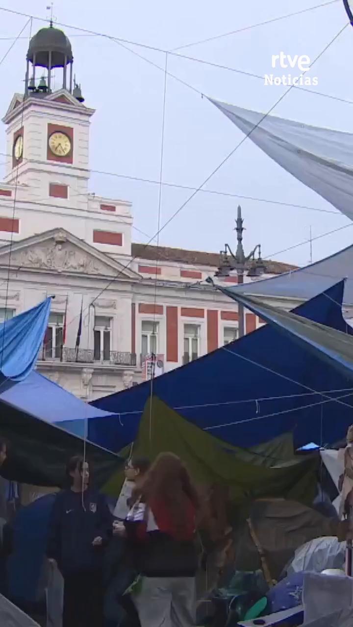 El Tribunal Superior de Madrid rechaza desalojar a los acampados en Puerta del Sol
