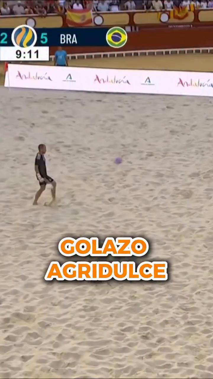 Chiqui Ardil marca de chilena y España suma goles en el Mundialito de fútbol playa