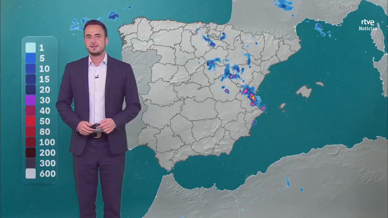 Lluvias intensas regresan el lunes al litoral de Valencia y Cataluña