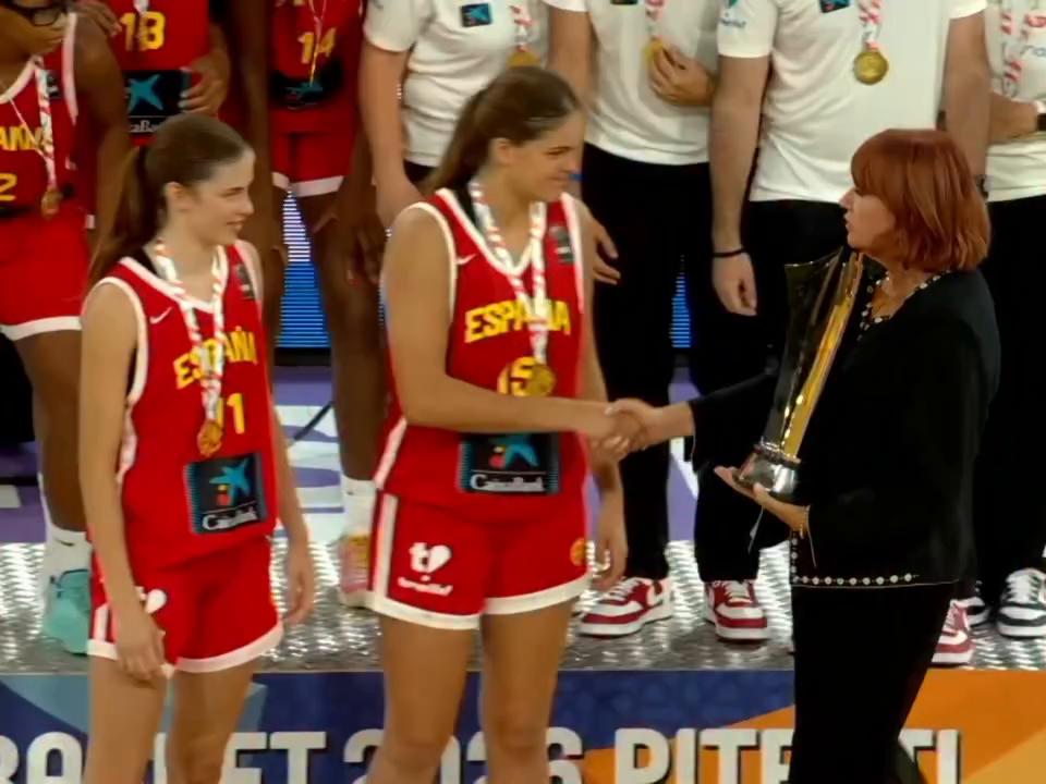 España conquista el oro en baloncesto sub-16 femenino con Amelia Alonso como MVP