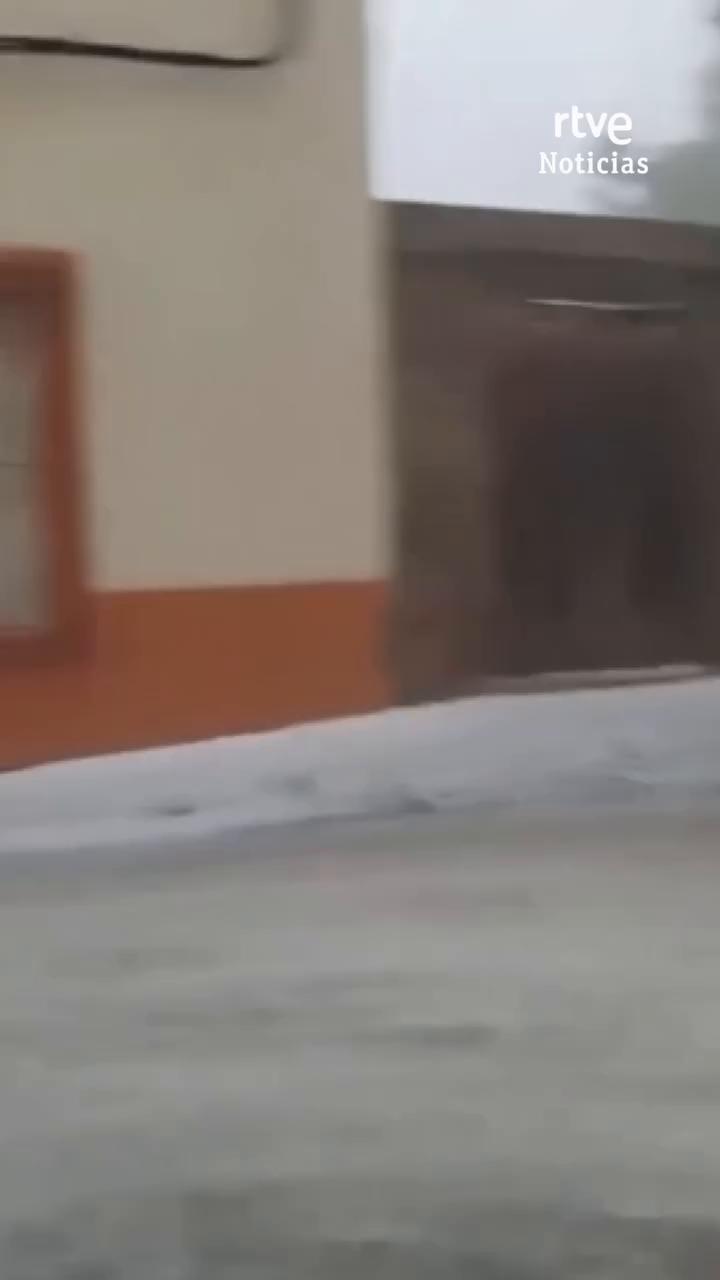 Tormenta de granizo en Albacete: Nertio queda cubierto de blanco en agosto