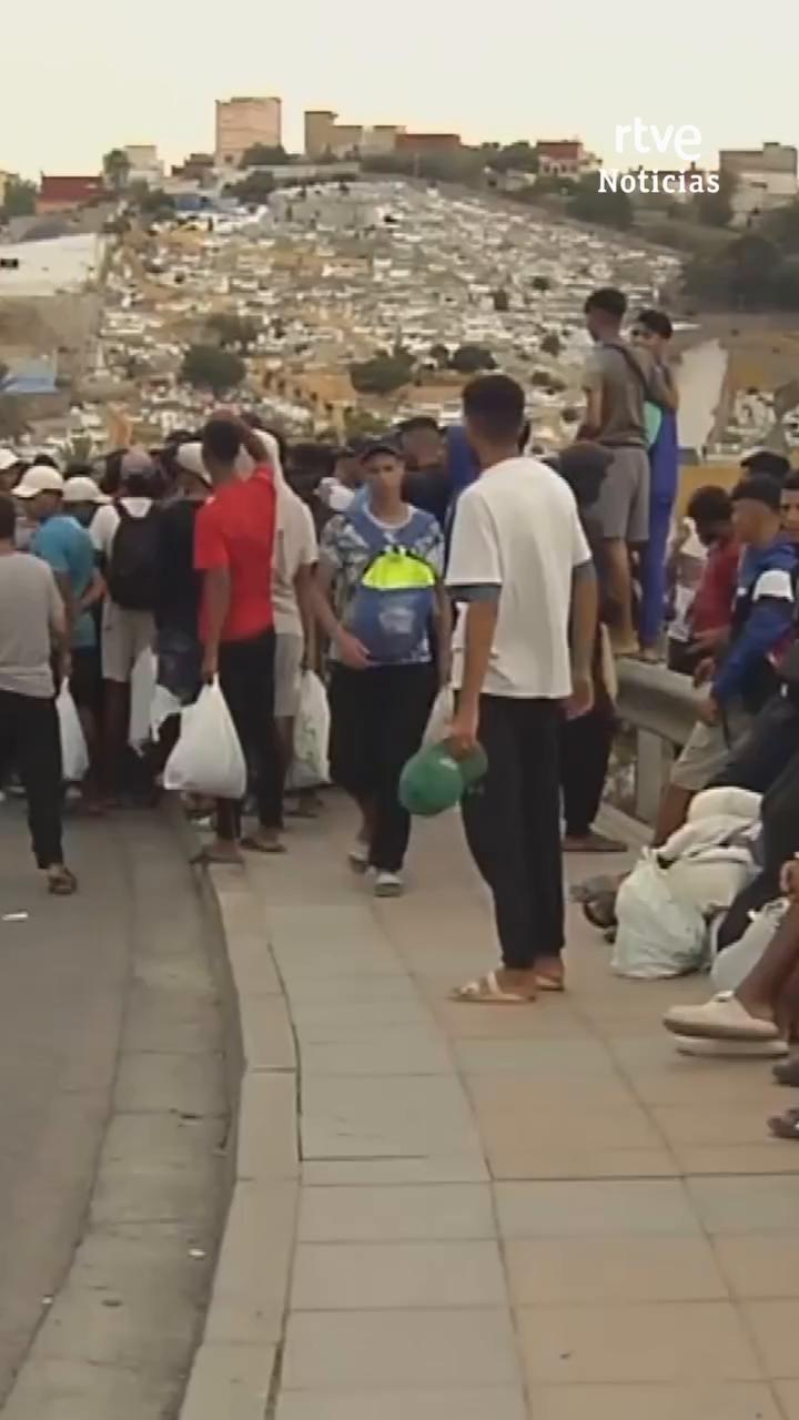 Ceuta pide vacunas 25 días después de la entrada masiva de migrantes