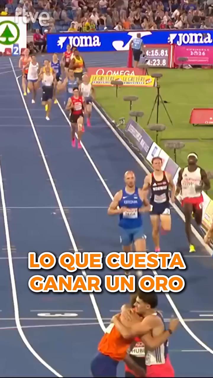 Neubauer se desploma en la meta tras luchar hasta el final por el oro