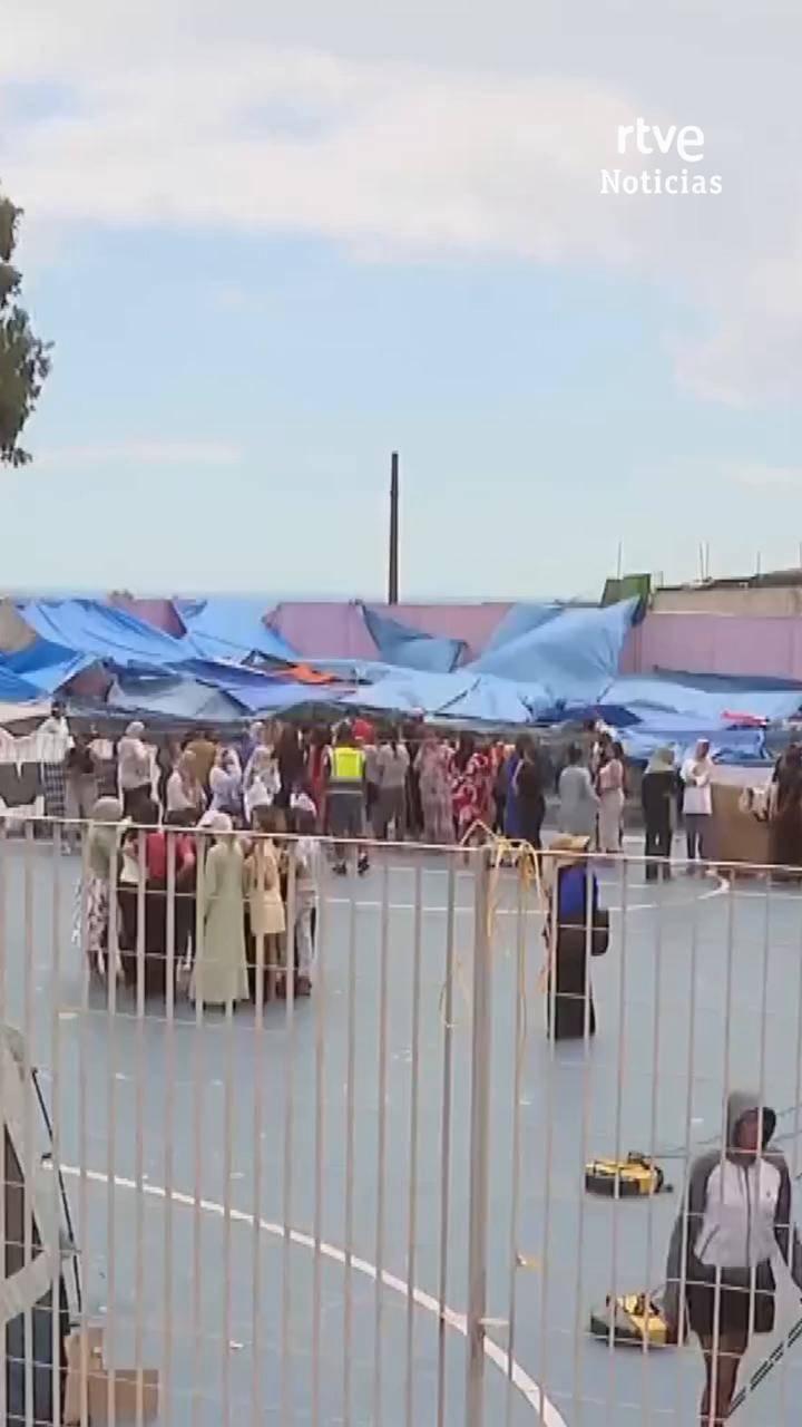 Denuncian abandono institucional a mujeres y niñas refugiadas en Ceuta tras la lluvia