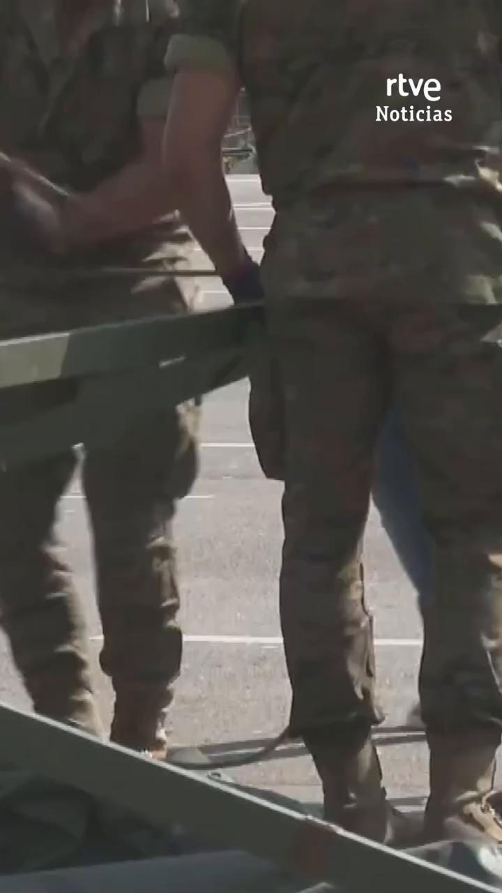 Militares en Ceuta instalan ya los espacios para 1.500 migrantes