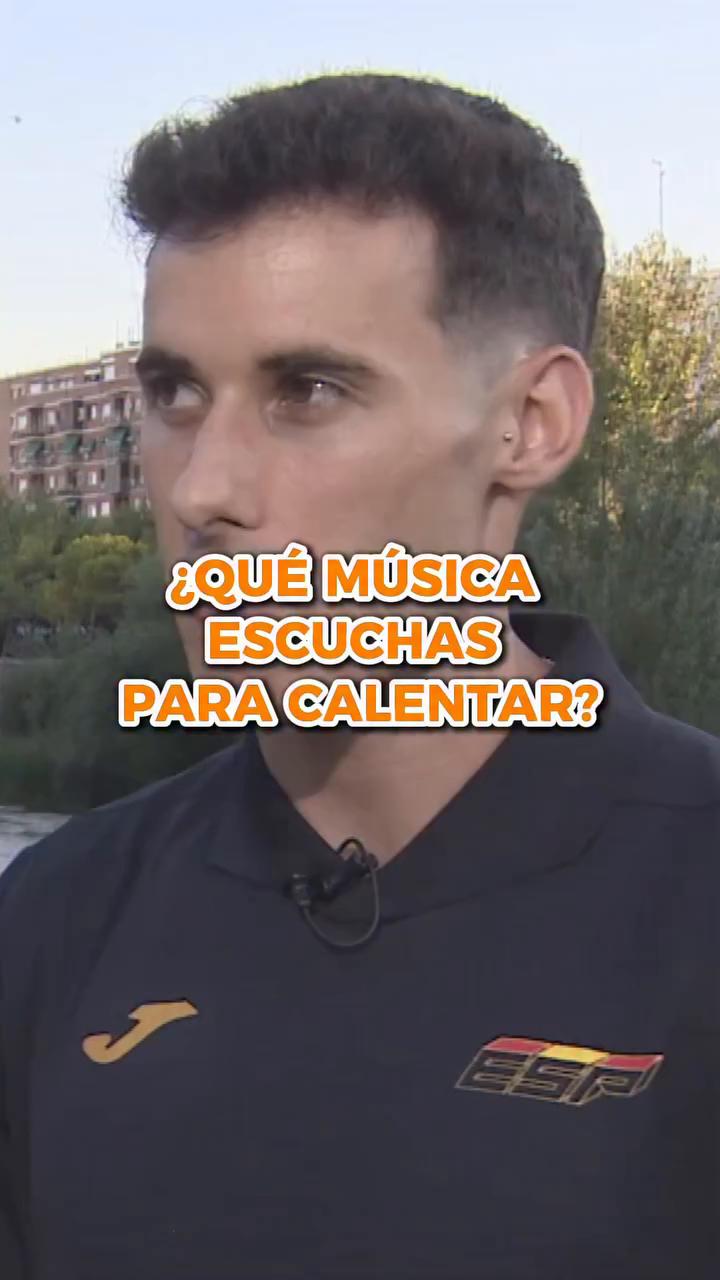 Antes de la carrera, este atleta se motiva con la música de Gladiator
