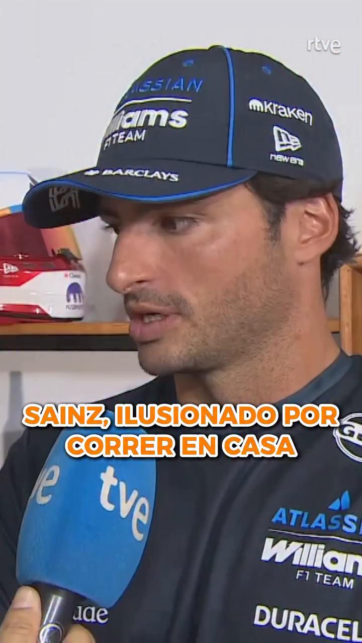 SAINZ, ILUSIONADO POR CORRER EN CASA