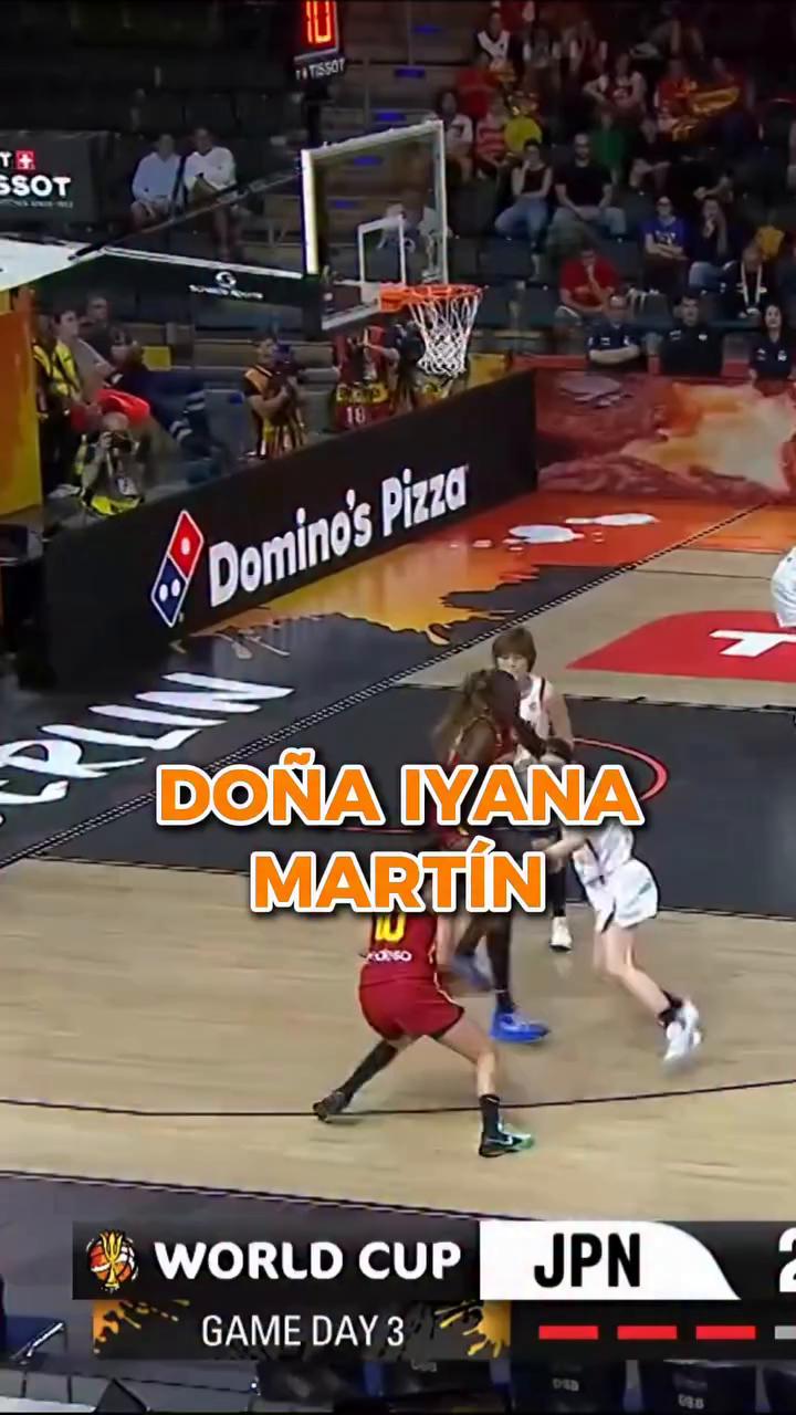 Illana Martín anota dos triples y España toma ventaja en el partido