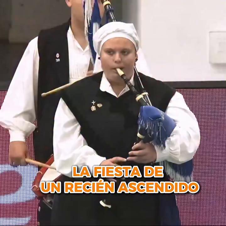 Celia Roja inaugura las fiestas de San Mateo con un chupinazo en Oviedo