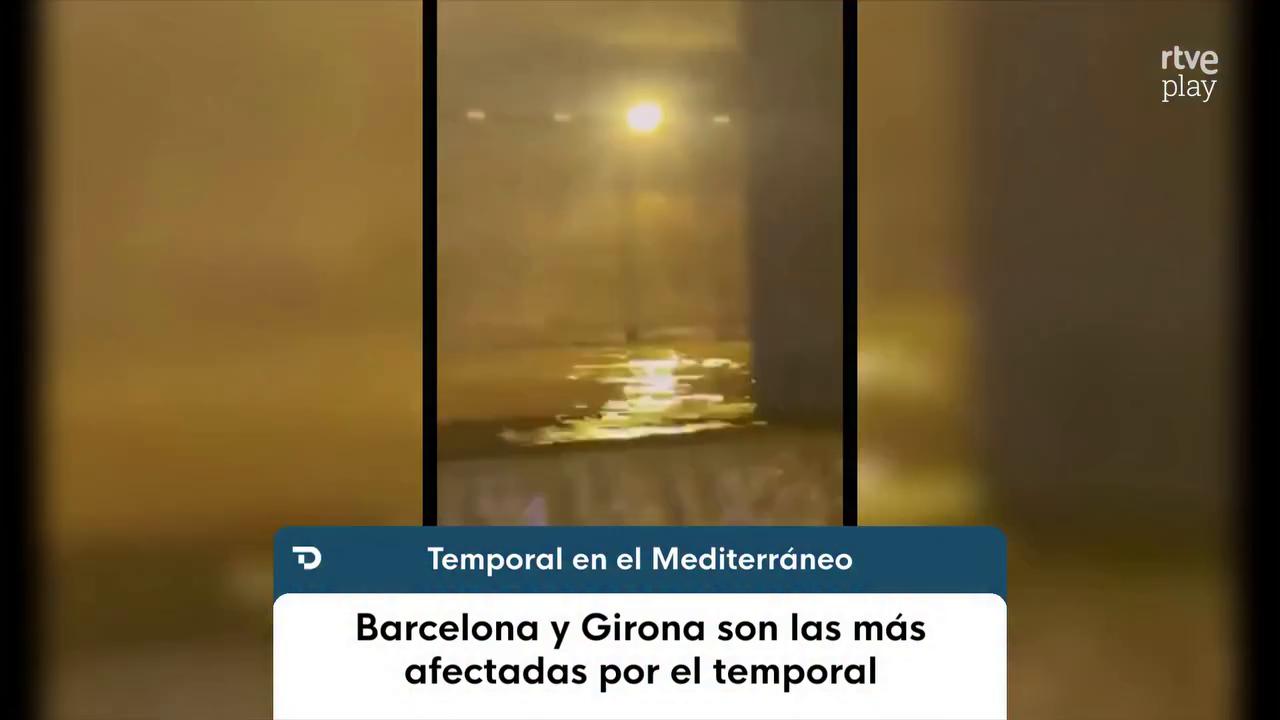 La tormenta causa inundaciones y caos en Barcelona y el aeropuerto del Prat
