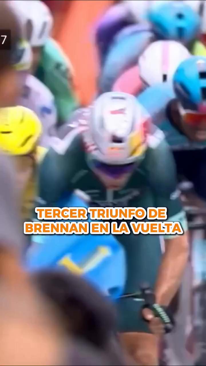 Matthew Brennan gana el sprint y logra su tercera victoria