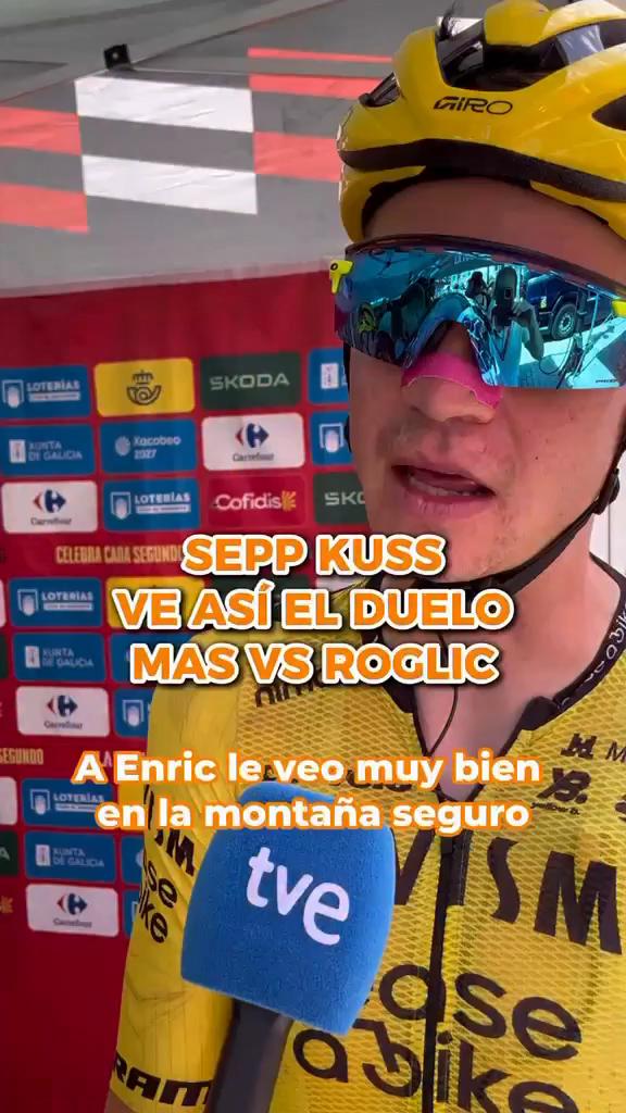 Enric destaca en la montaña pero Roglic es el gran peligro en la Vuelta