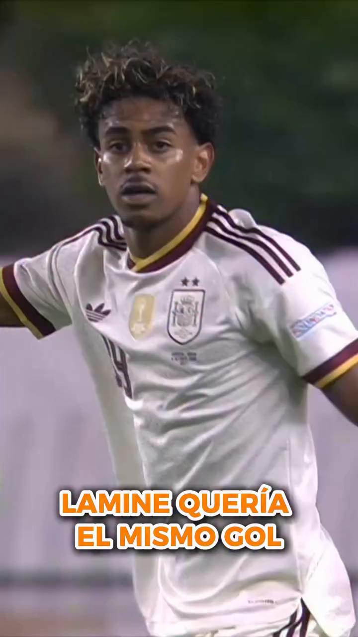 Pedri ejecuta un control extraordinario que precede al gol de Lamine Yamal
