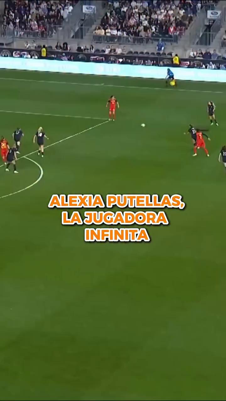 Alexia Putellas empuja la bola y España se adelanta en el marcador