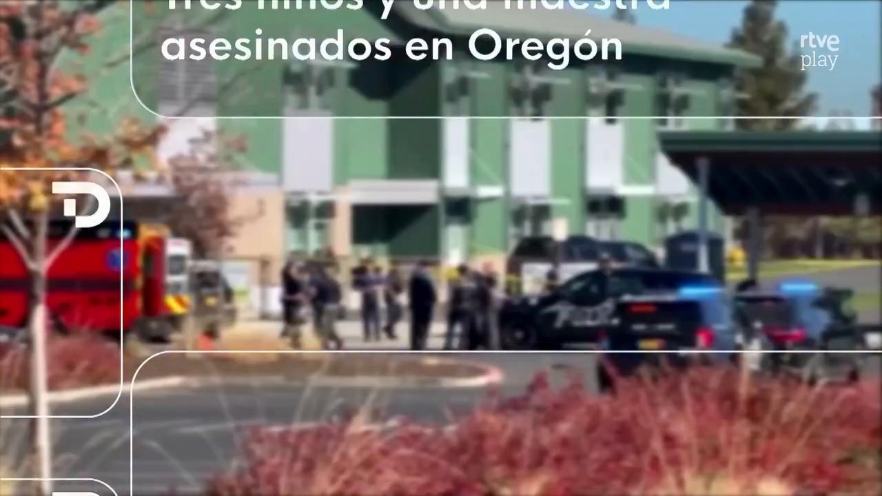 Tres niños y una maestra mueren en tiroteo en escuela de Oregón