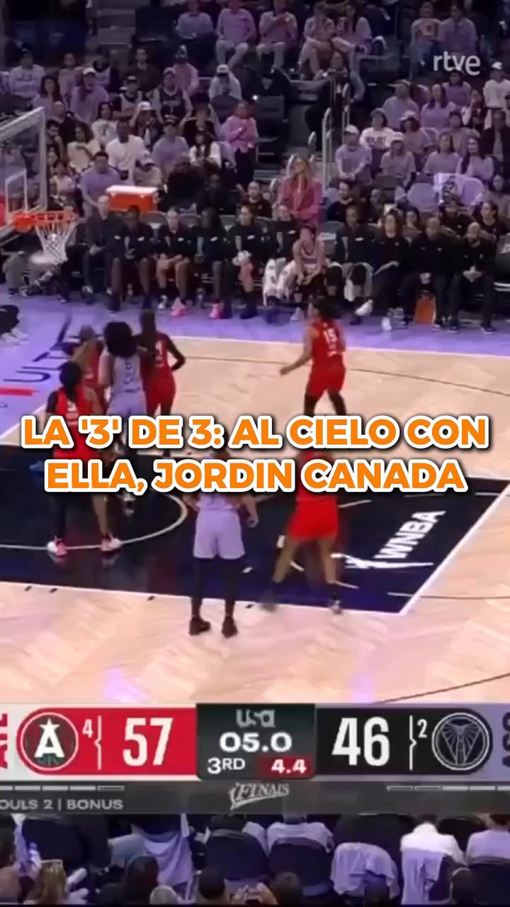 Jordan Canada anota un triple clave y acerca a Atlanta Dream al factor cancha