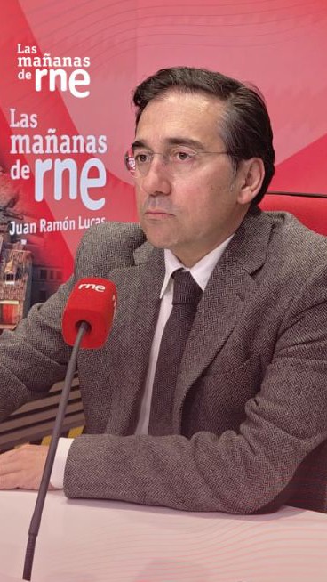 El ministro de Asuntos Exteriores, Unión Europea y Cooperación, José Manuel Albares, ha estado en Las mañanas de RNE con juanralucas para analizar la tregua de dos semanas entre Estados Unidos e Irán.