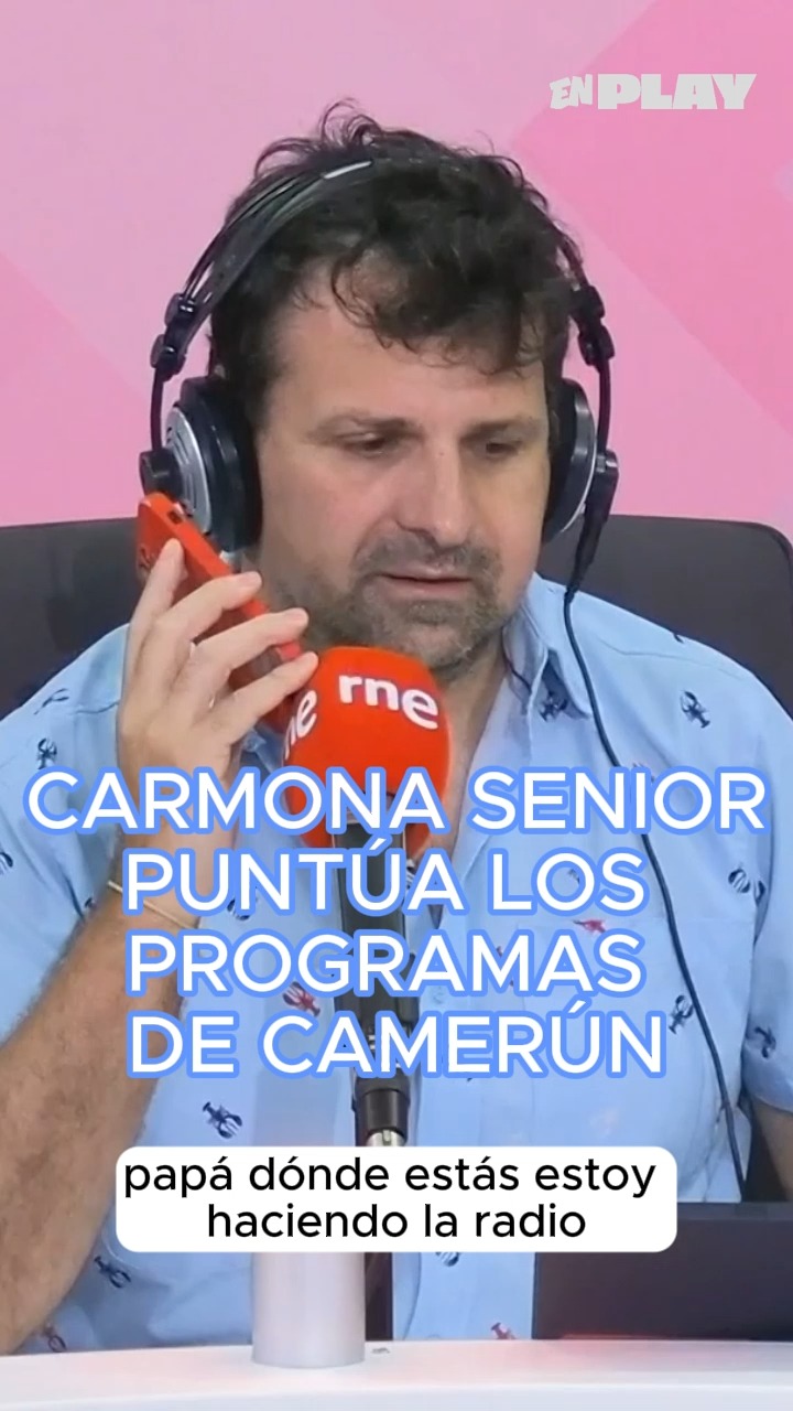 Carmona Senior reacciona a los programas de Camerún de su hijo.