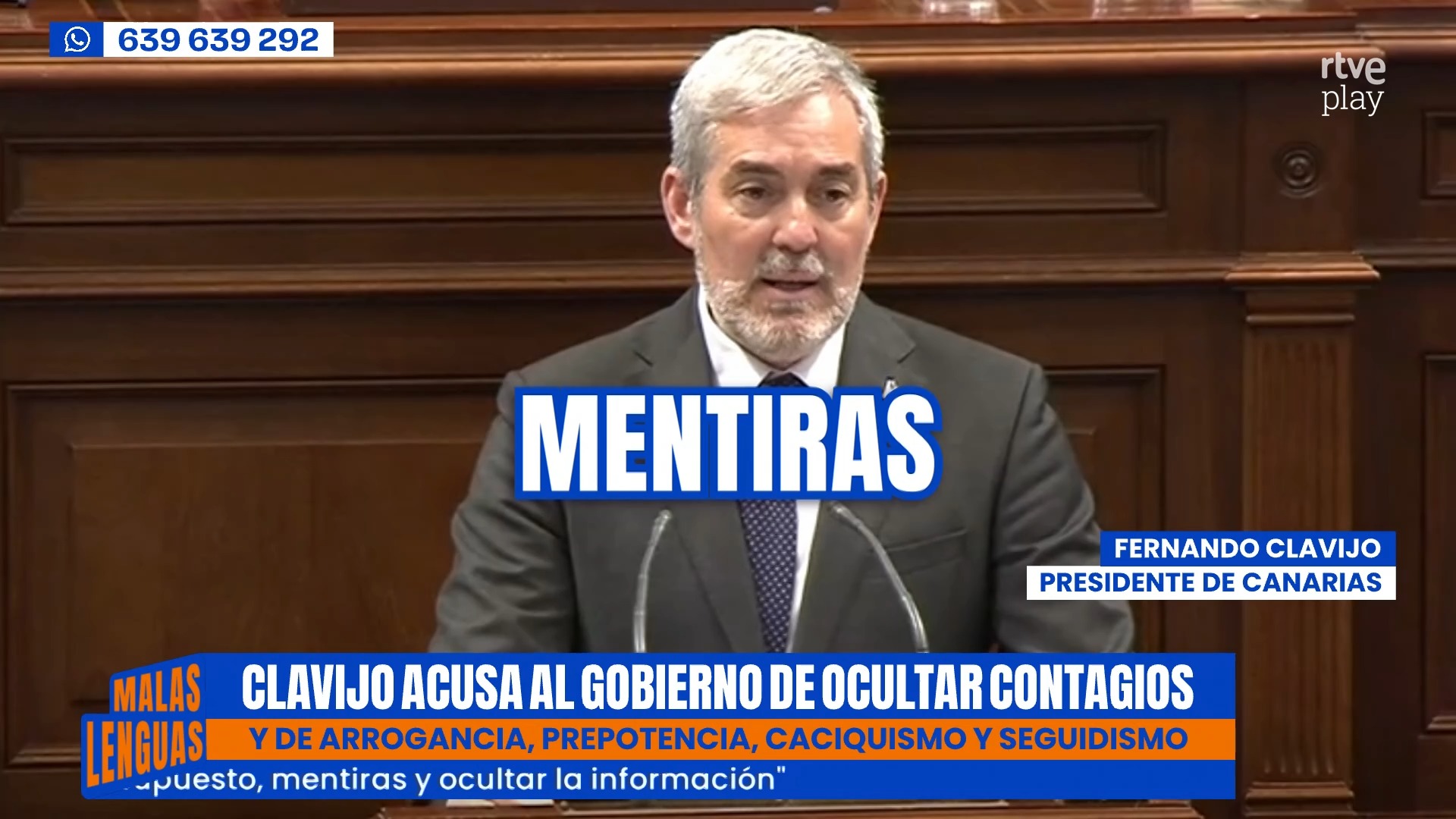 ❓ ¿Por qué no responde Clavijo a #MalasLenguas?