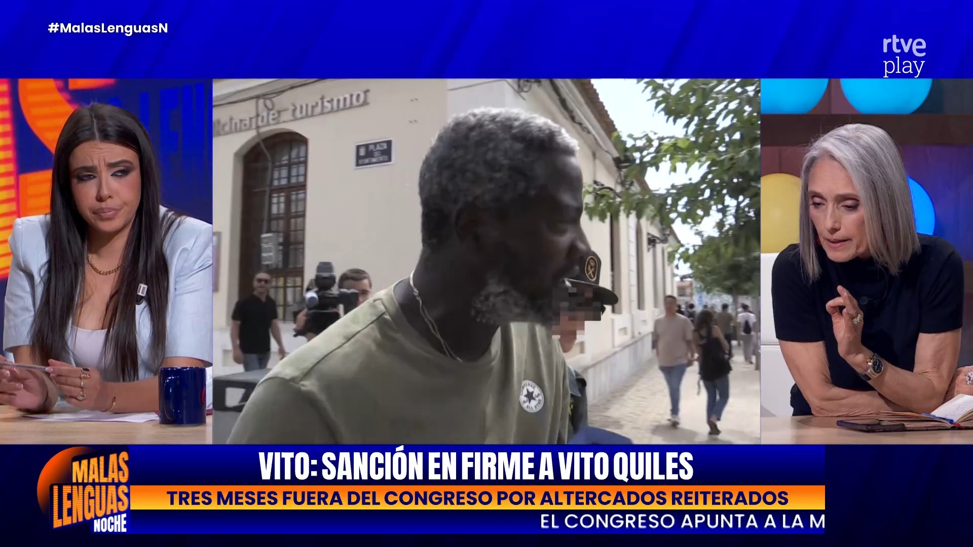 El Congreso suspende tres meses a Vito Quiles por grabar sin permiso