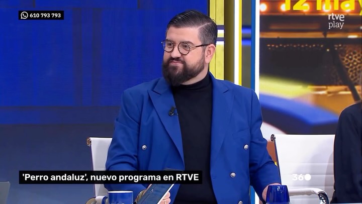 Manu Sánchez presenta 'El Perro Andaluz' en La 1 desde Sevilla: 'Vengo con ganas de morder'