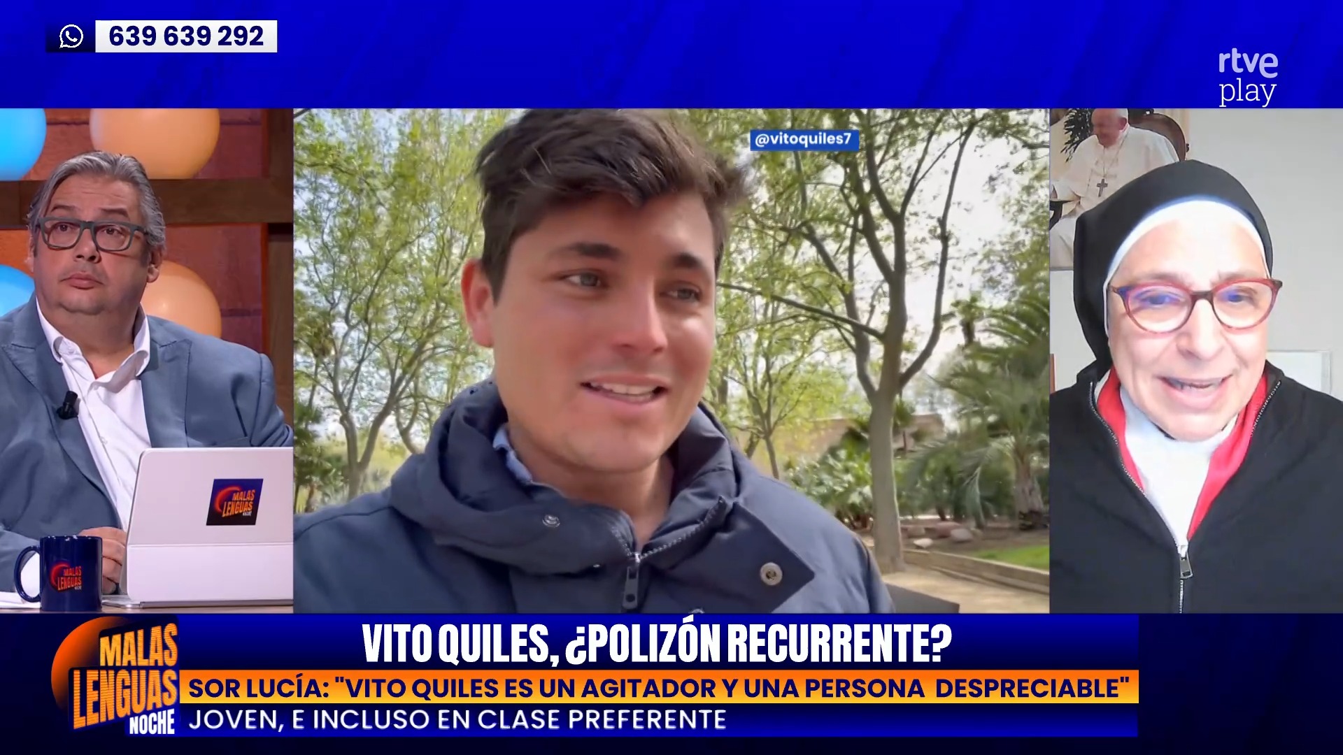 Vito Quiles genera polémica por acoso y discurso de derecha radical