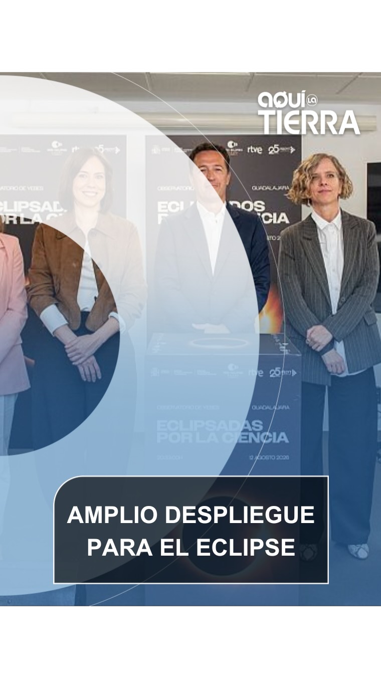 Hemos tenido ocasión de participar en un encuentro muy especial en el Observatorio de Yebes, Guadalajara, porque este es el centro elegido por el Ministerio de Ciencia para el seguimiento del eclipse del próximo 12 de agosto.