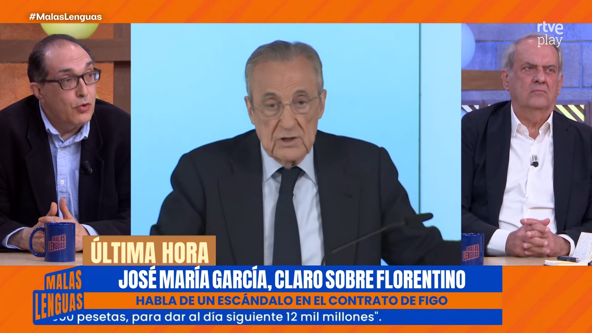 Florentino Pérez defiende fichaje de Figo: Caja Madrid usó empresa fantasma para avalarlo