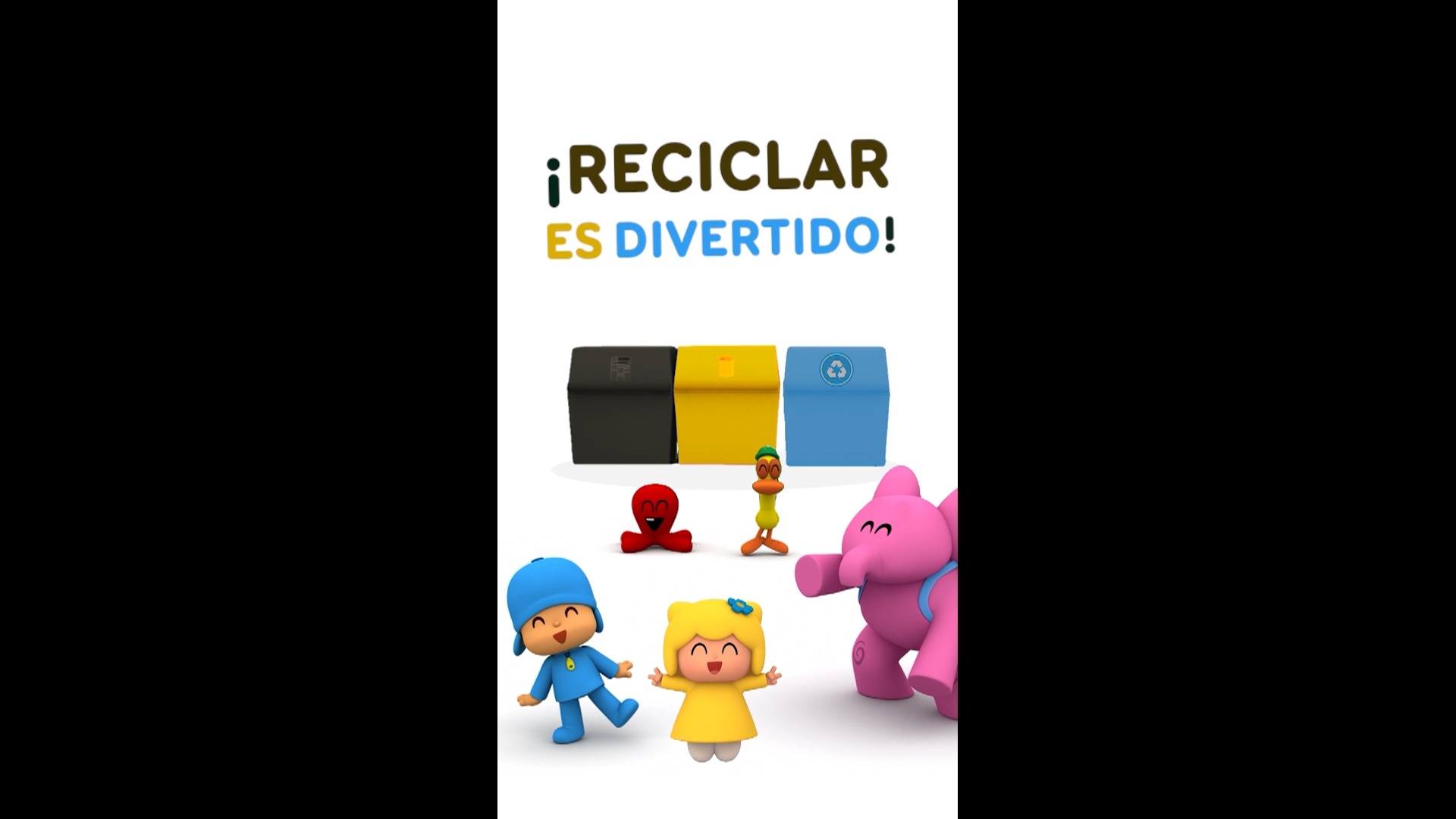 🚀♻️ En el mundo de Pocoyó, hasta las botellas y papeles tienen superpoderes… ¡si los reciclamos!