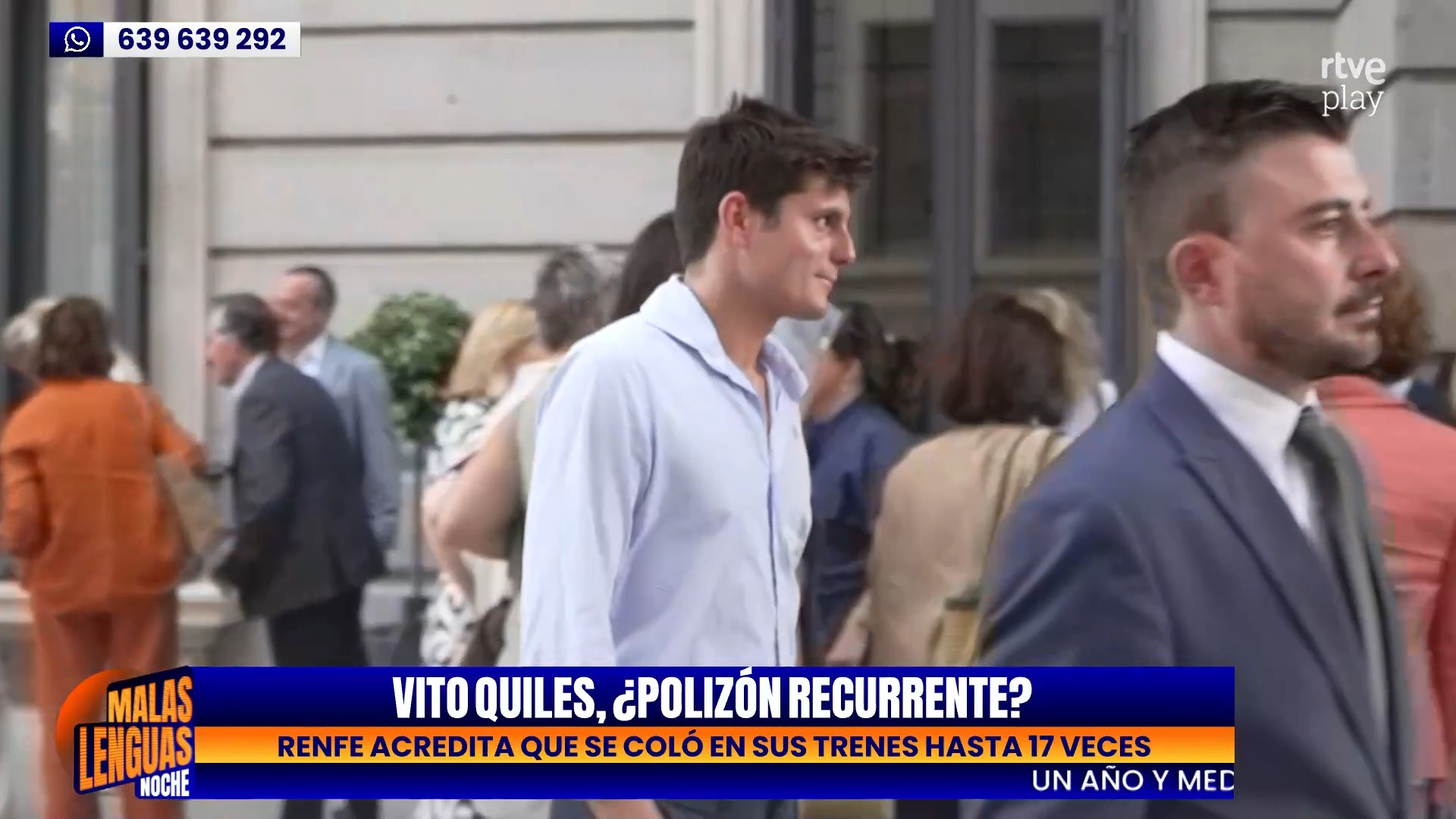Jueza investiga a Vito Quiles por viajar sin pagar en trenes AVE