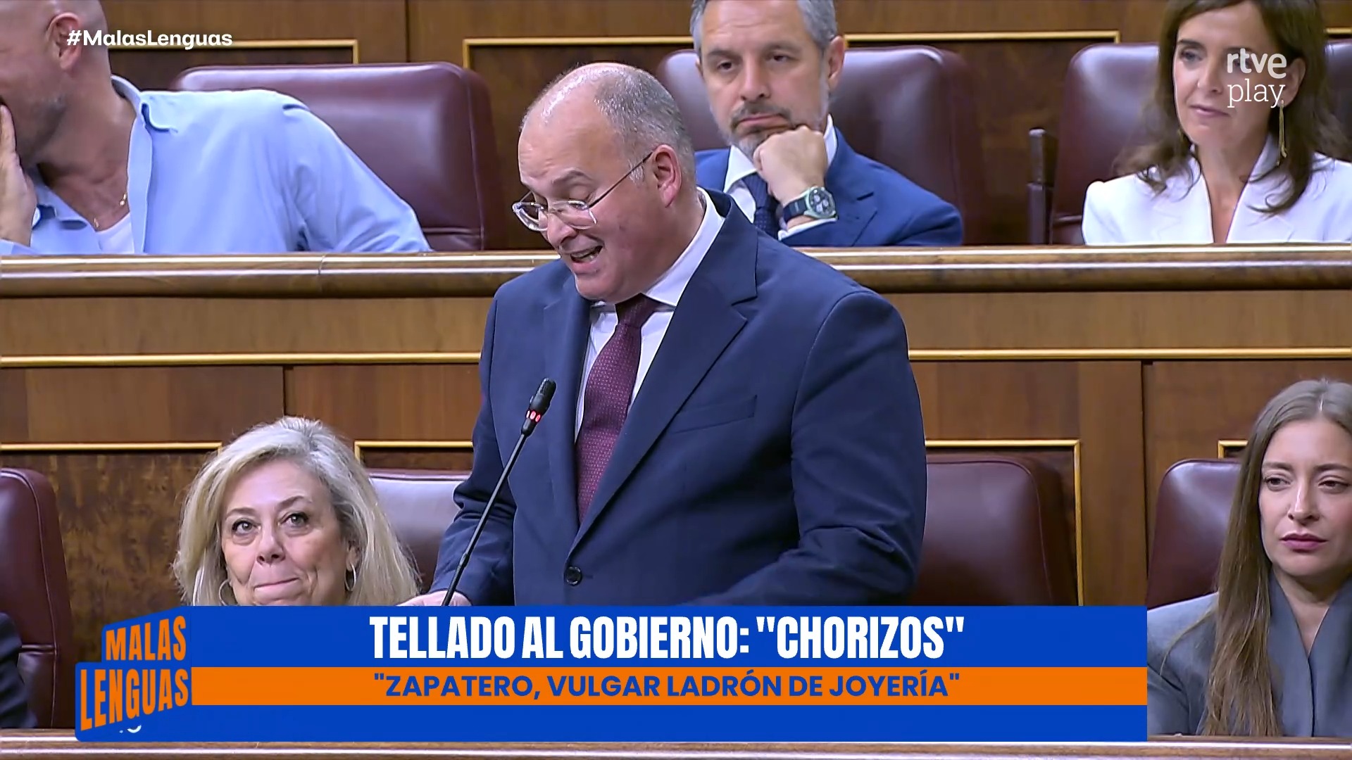 Tellado acusa al Gobierno de Sánchez de ser un nido de chorizos y ladrones