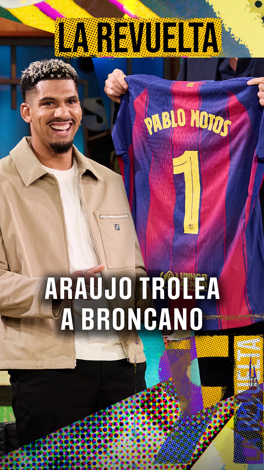 Ronald, primer capitán del Barça, sorprende con camiseta en programa popular