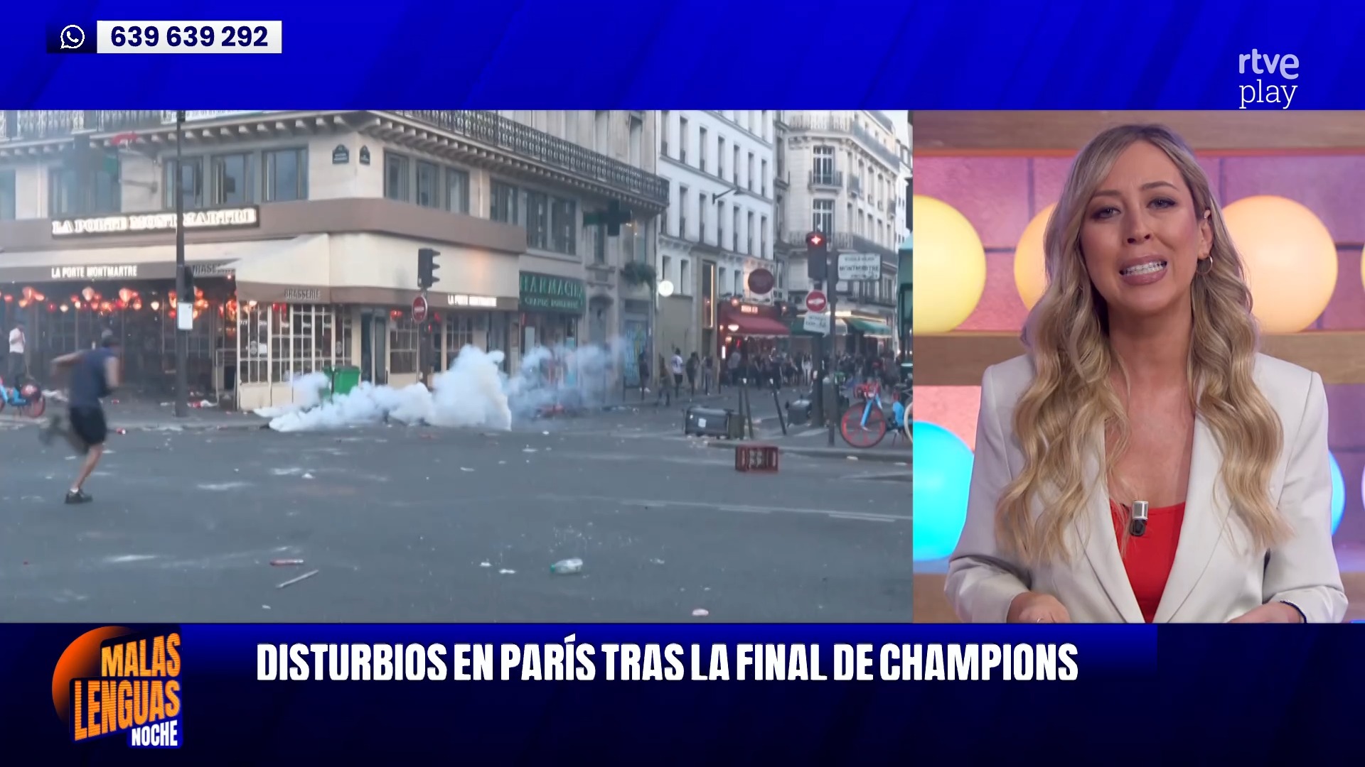 Disturbios en París dejan más de 100 detenidos tras la victoria del PSG