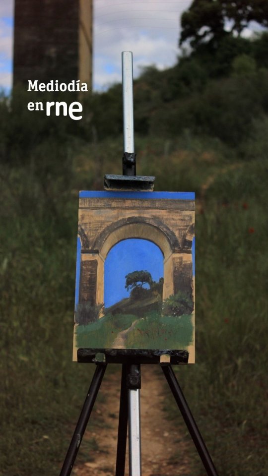 Anderson Romero recorre Madrid pintando un cuadro en cada municipio