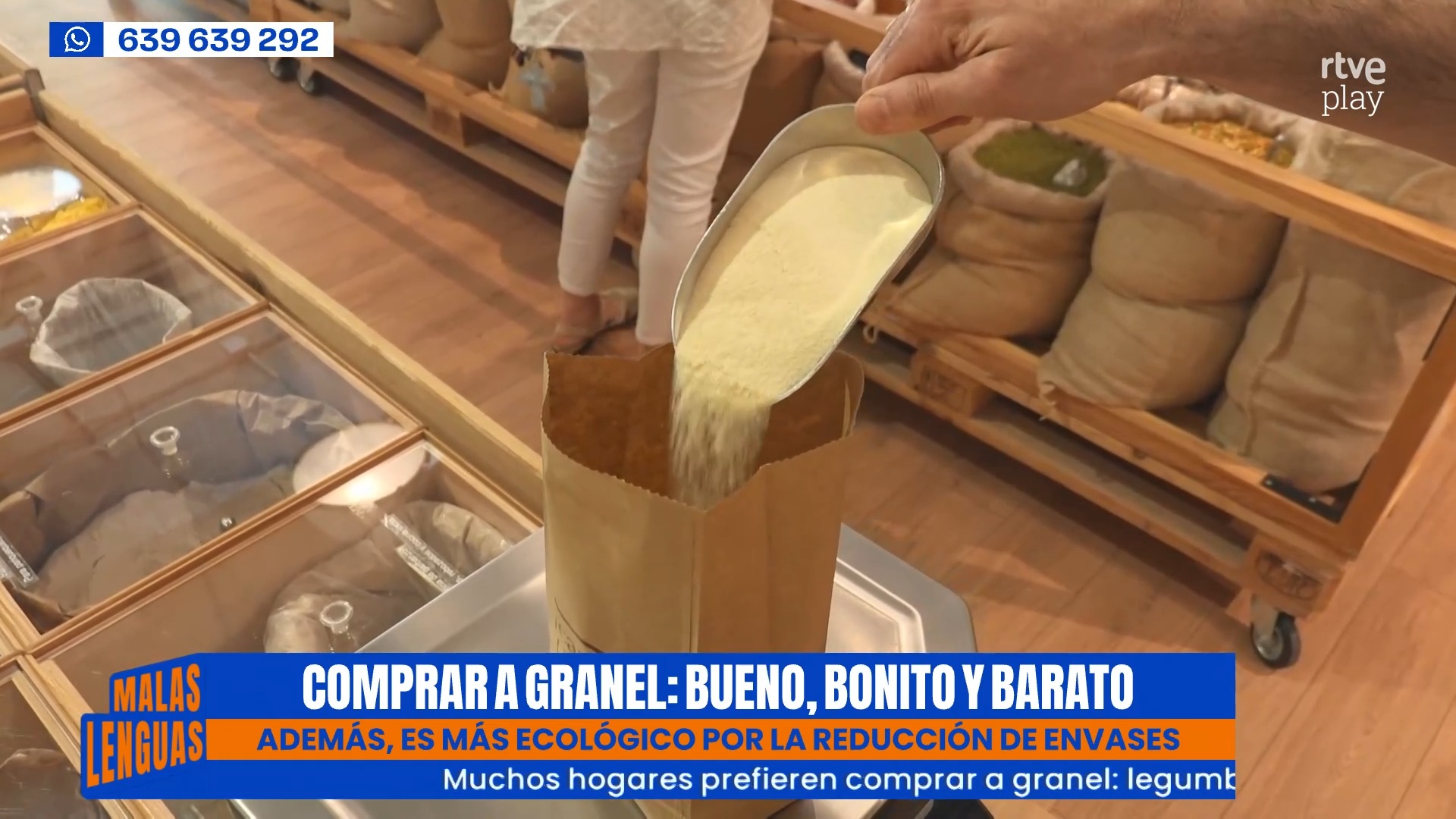 La venta a granel vuelve a estar de moda por ser más inteligente y sostenible