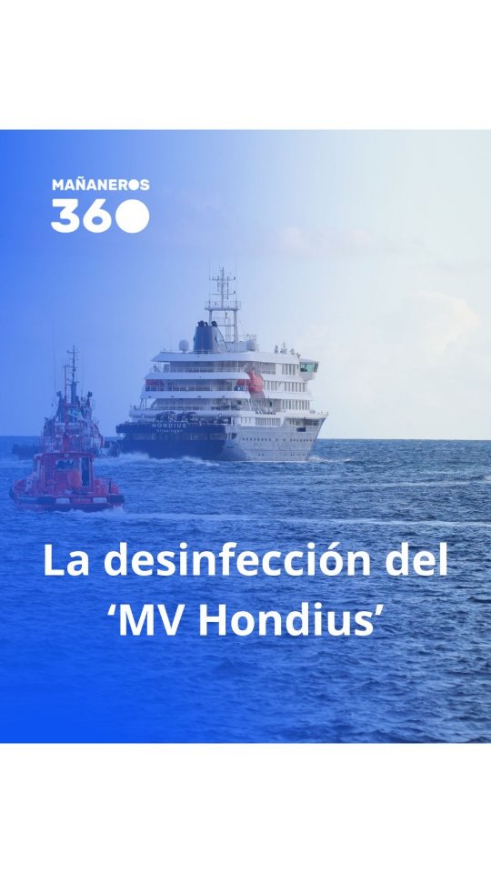 La desinfección del 'MV Hondius'