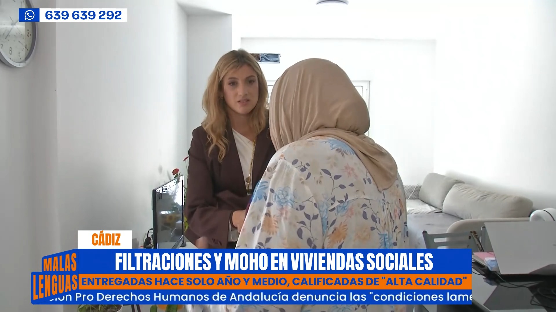 💥 Filtraciones y moho en viviendas sociales.