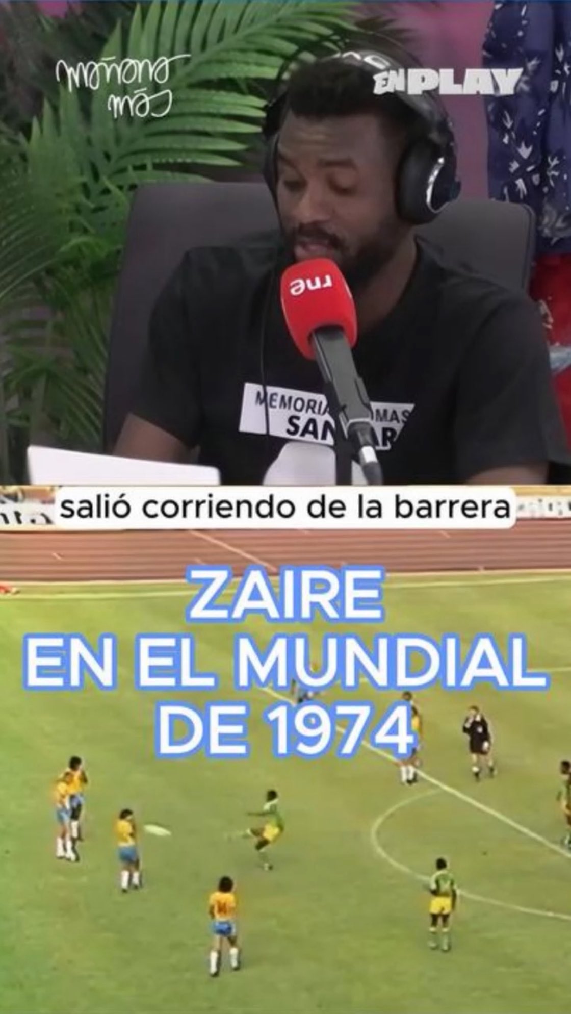 Amenazas de Mobutu explican el 'ridículo' del defensa zaireño en el Mundial 1974