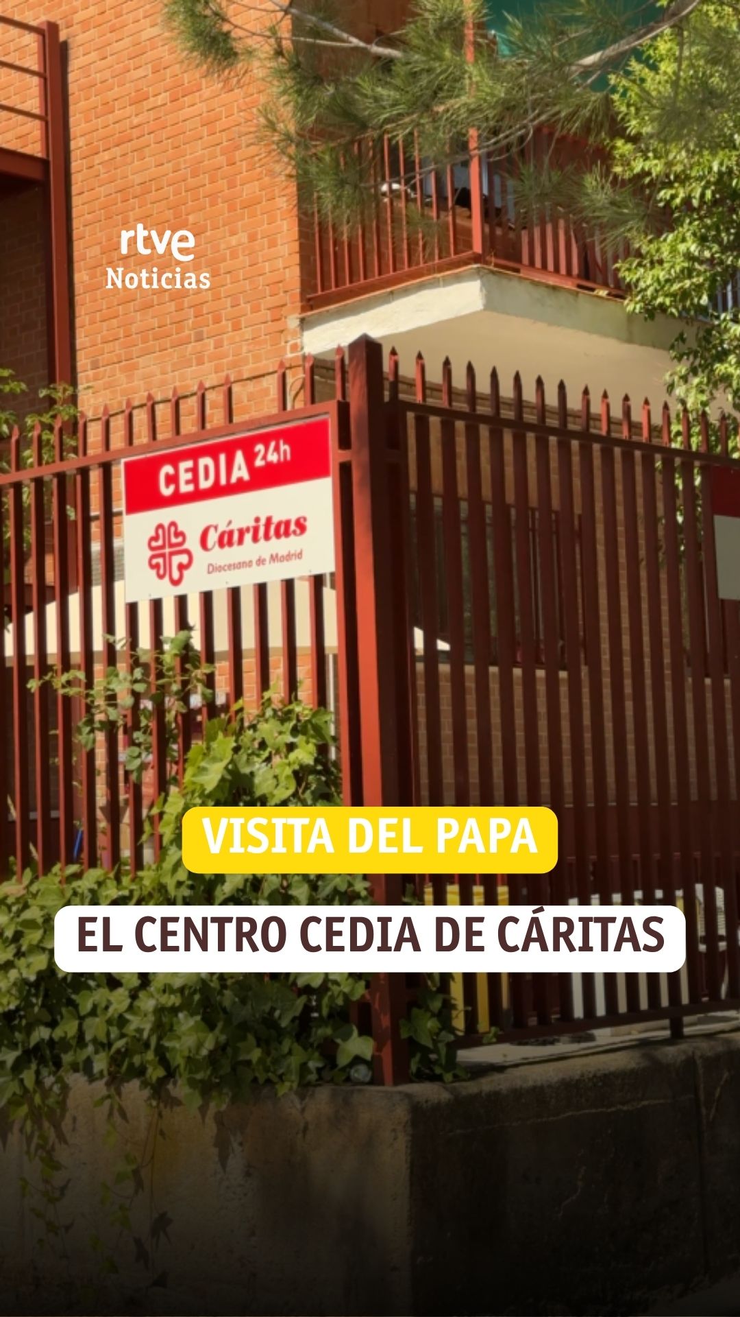 El Papa León XIV visita por primera vez el centro Cedia de atención a sin hogar en Madrid