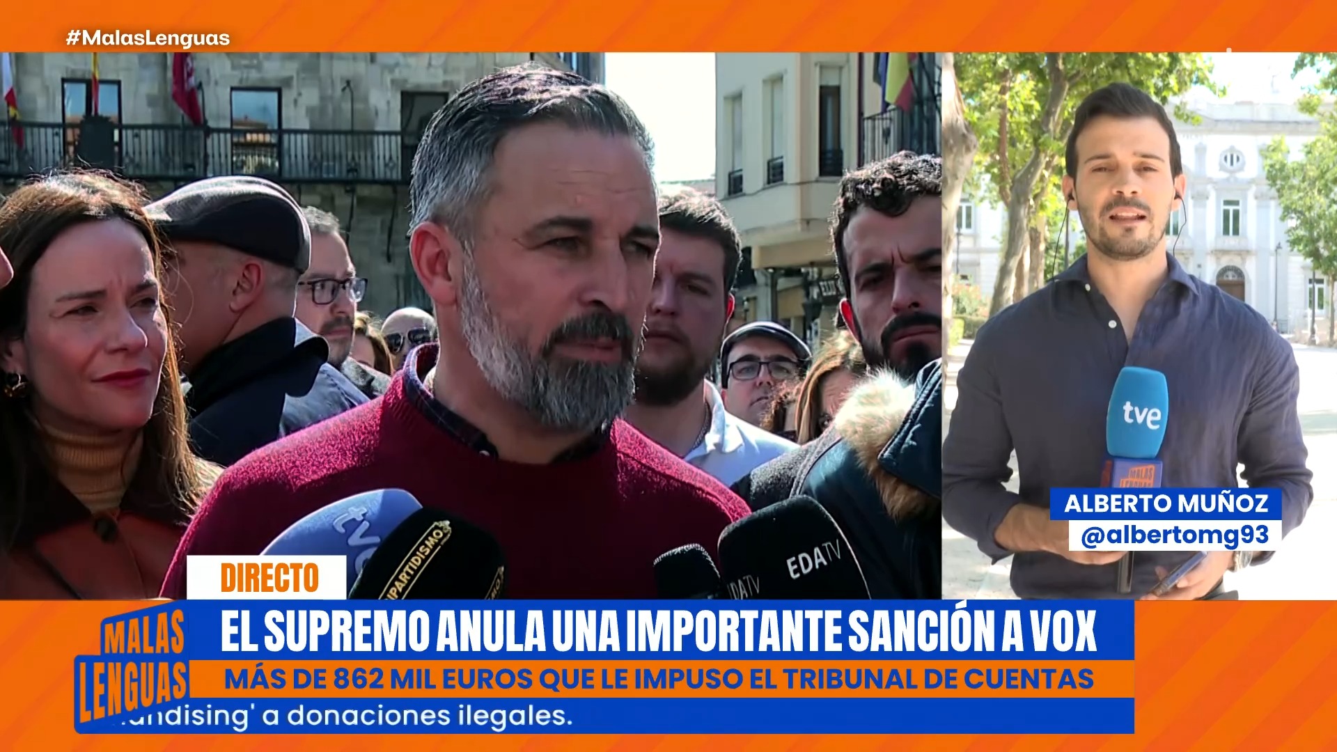 El Supremo anula la multa de 900.000 euros impuesta a Vox por el Tribunal de Cuentas