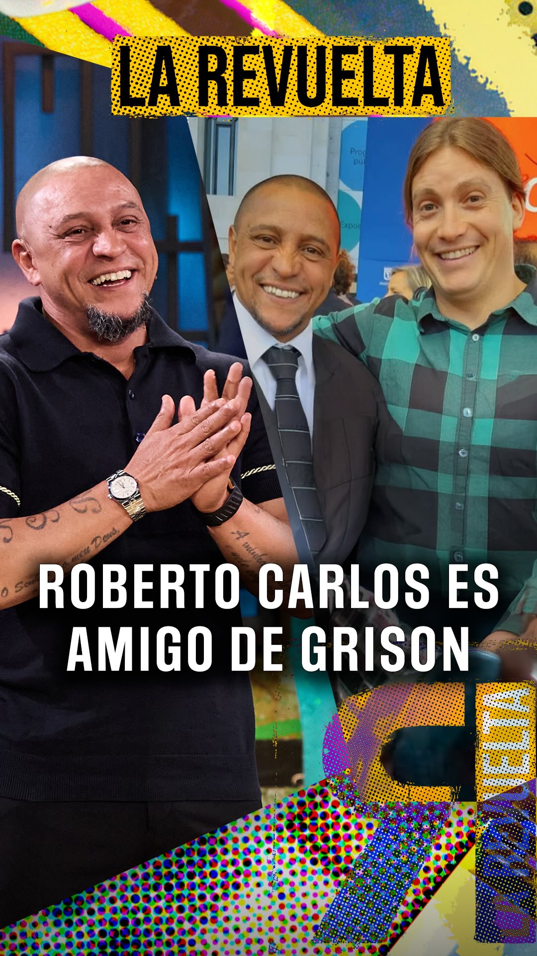 Roberto Carlos visita el programa y aclara su foto con Figo y Futre