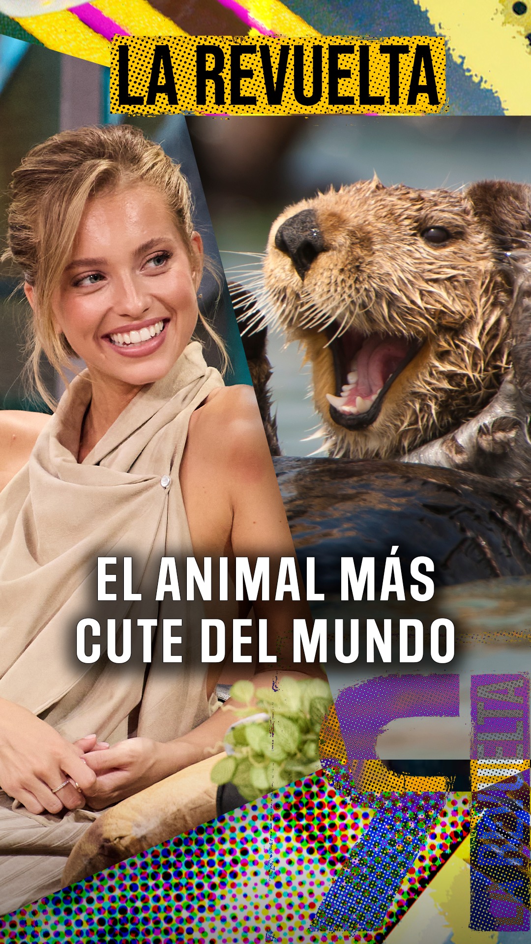 Margarita descubre las nutrias del Manzanares y las compara con su película