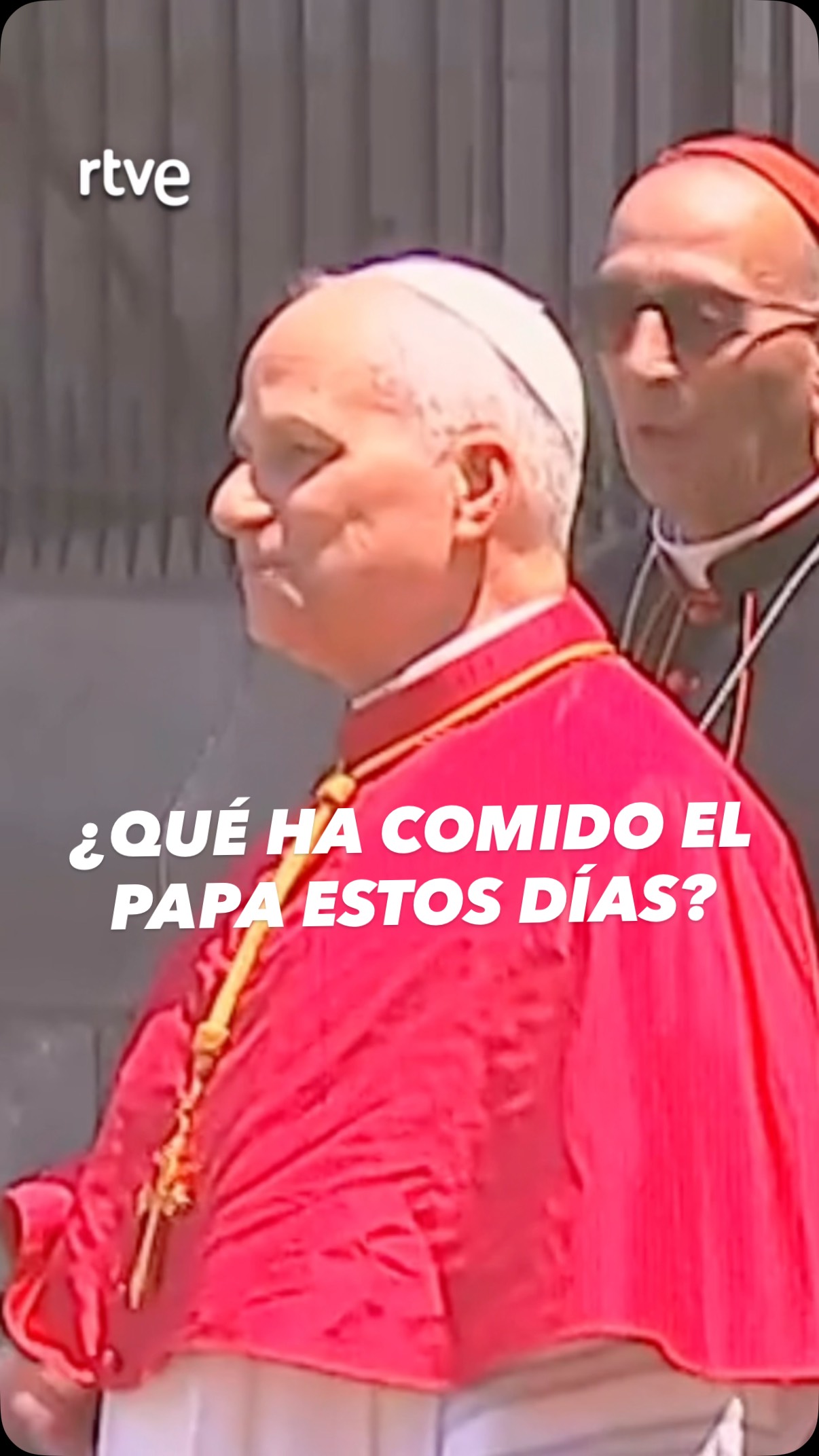 Sergio Fernández desvela los menús humildes y equilibrados del Papa en España